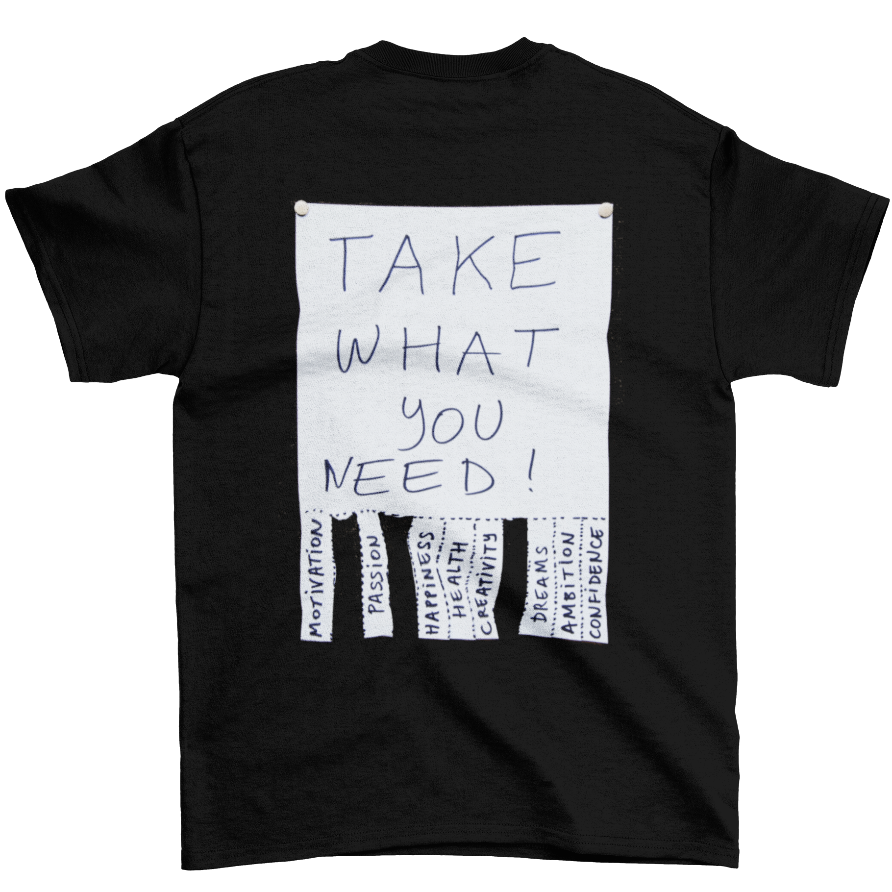 TAKE WHAT YOU NEED - Bio Shirt Herren - Weinspirits