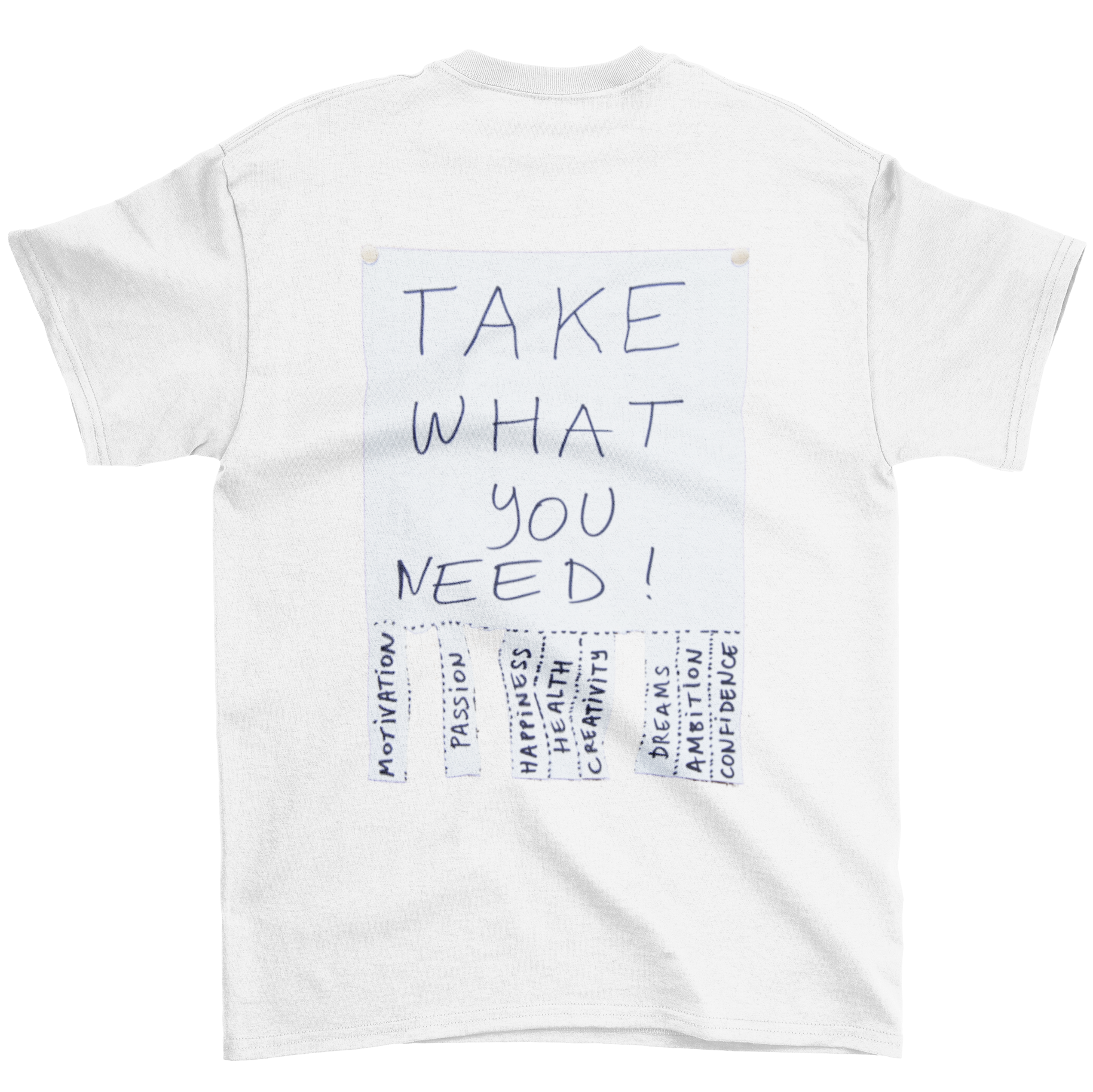 TAKE WHAT YOU NEED - Bio Shirt Herren - Weinspirits
