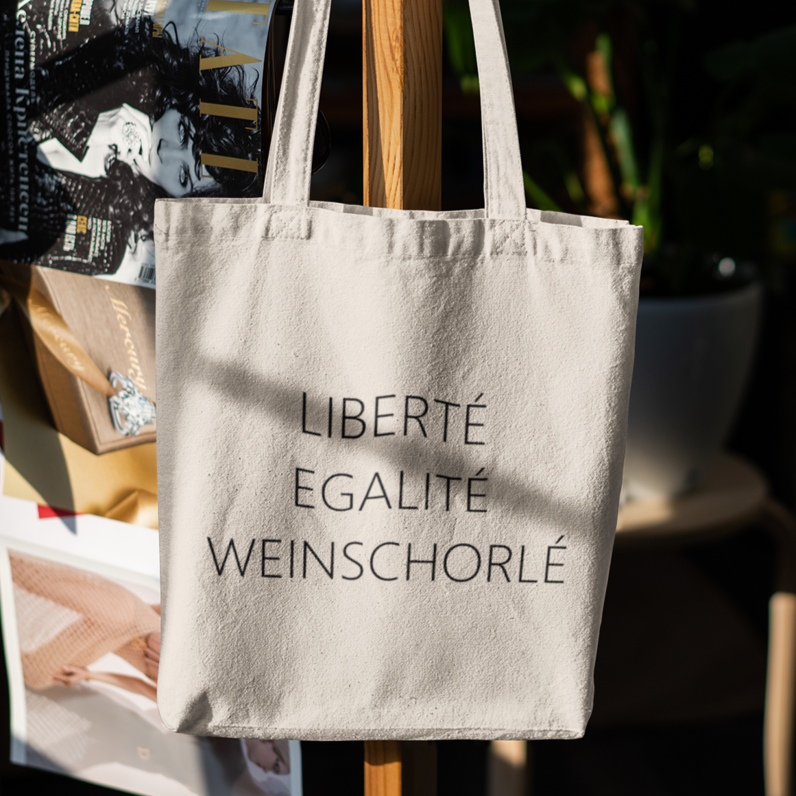 Weinschorlé - Einkaufstasche Biobaumwolle - Weinspirits
