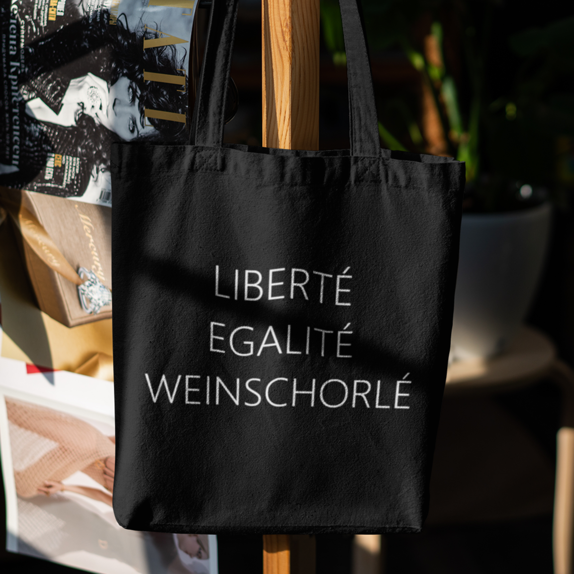 Weinschorlé - Einkaufstasche Biobaumwolle - Weinspirits