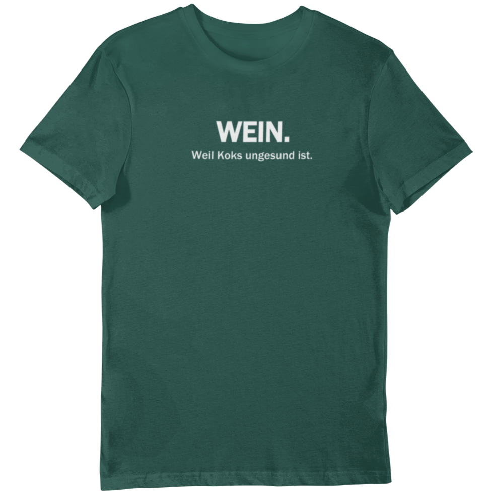 Ungesund - Premium Shirt Herren - Weinspirits