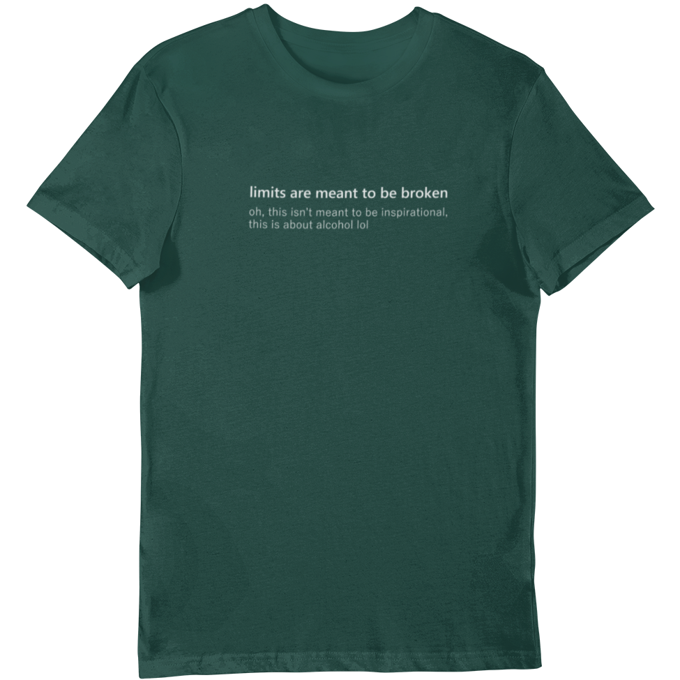 LIMITS - Bio Shirt Herren - Weinspirits