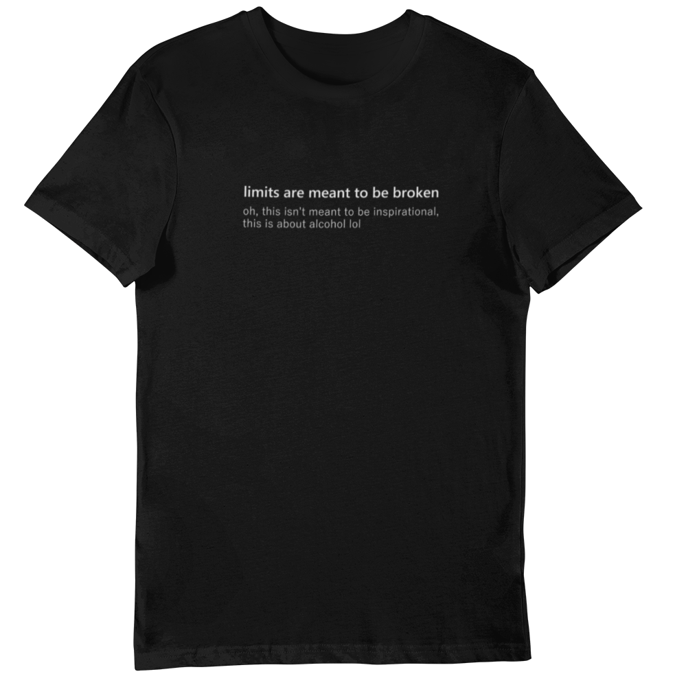 LIMITS - Bio Shirt Herren - Weinspirits