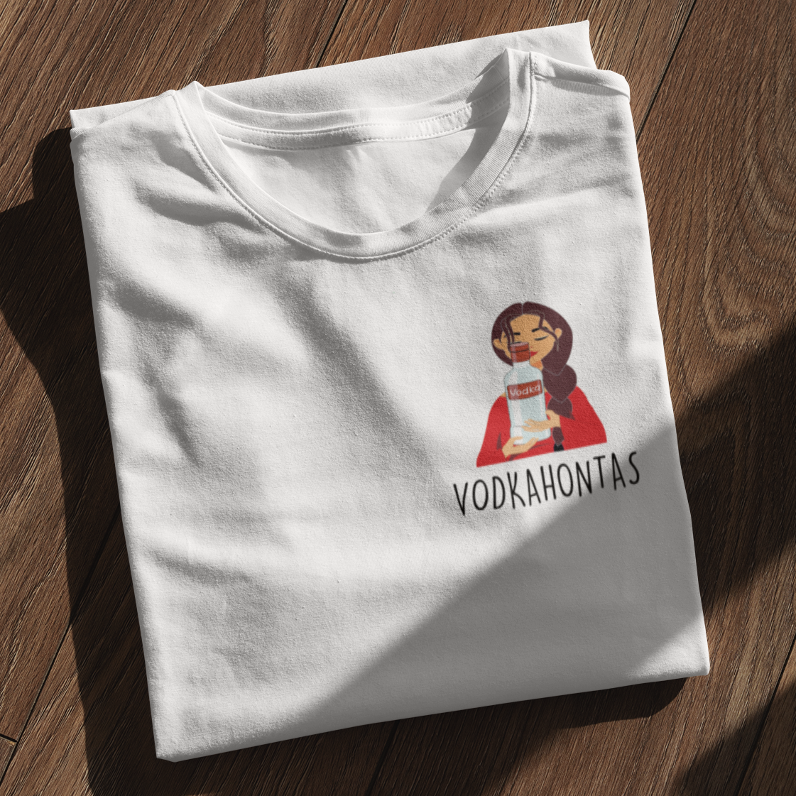VODKAHONTAS - Premium Shirt Damen - Weinspirits