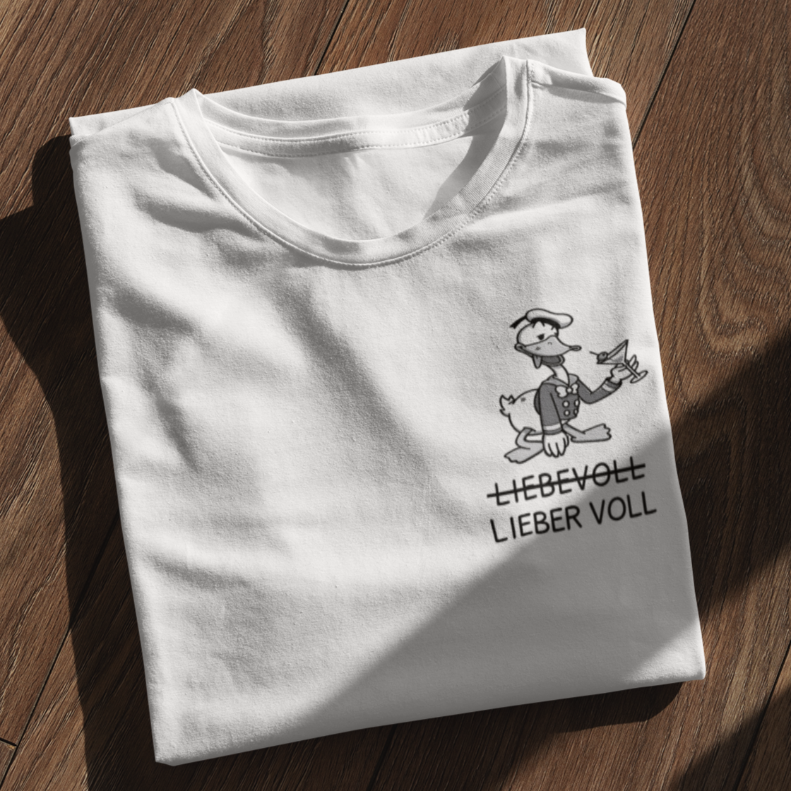 LIEBEVOLL DUCK - Premium Shirt Damen - Weinspirits