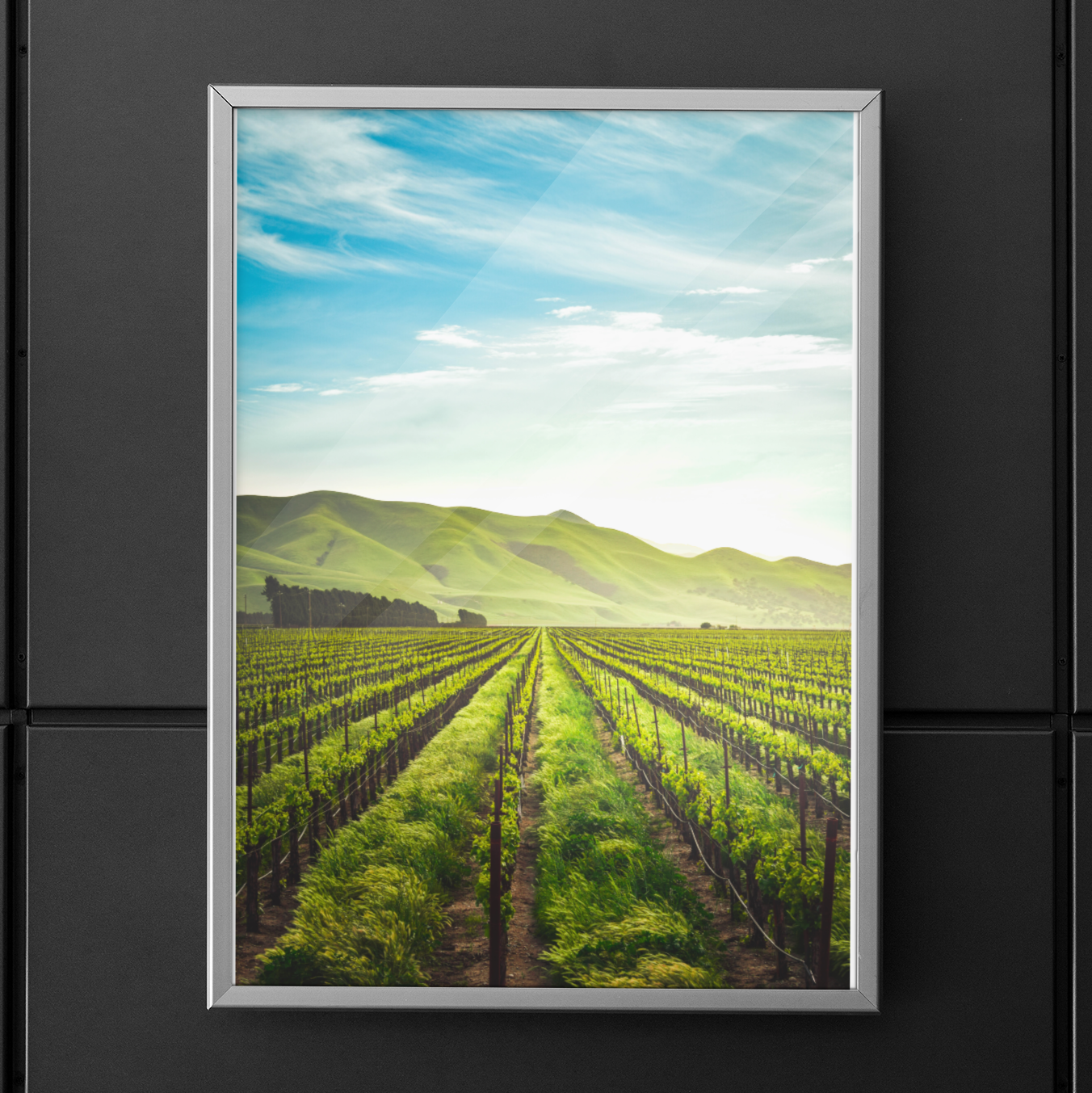 Weinstraße - Premium Poster 3:4 - Weinspirits