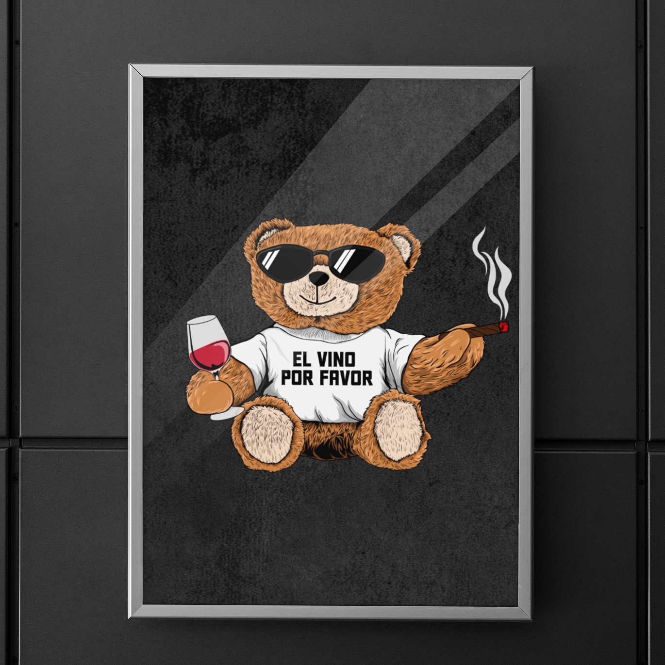 el vino por favor - Premium Poster 3:4 - Weinspirits