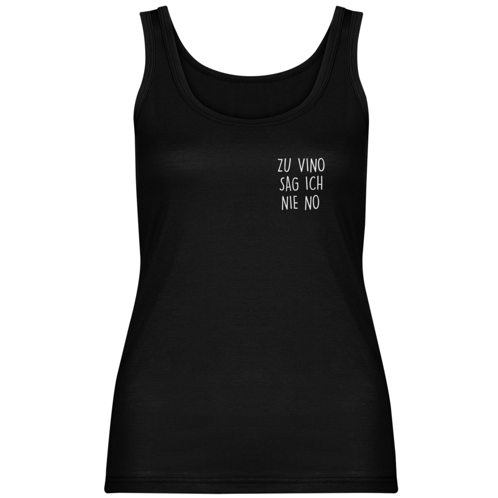 zu vino sag ich nie no - Bio Tanktop Damen - Weinspirits