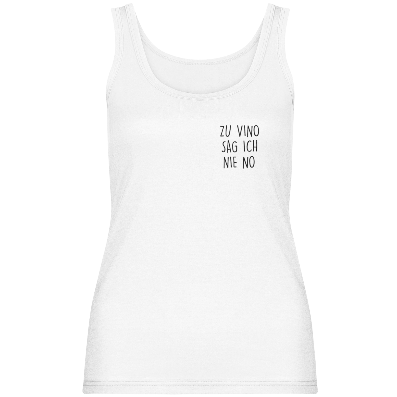 zu vino sag ich nie no - Bio Tanktop Damen - Weinspirits