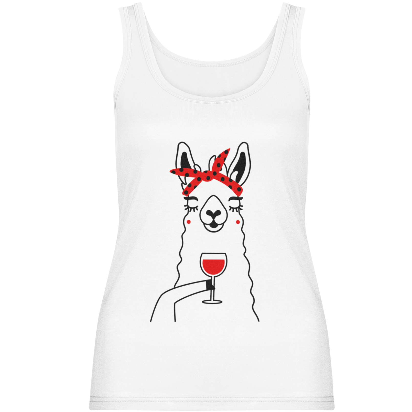 VINOLAMA - Bio Tanktop Damen - Weinspirits