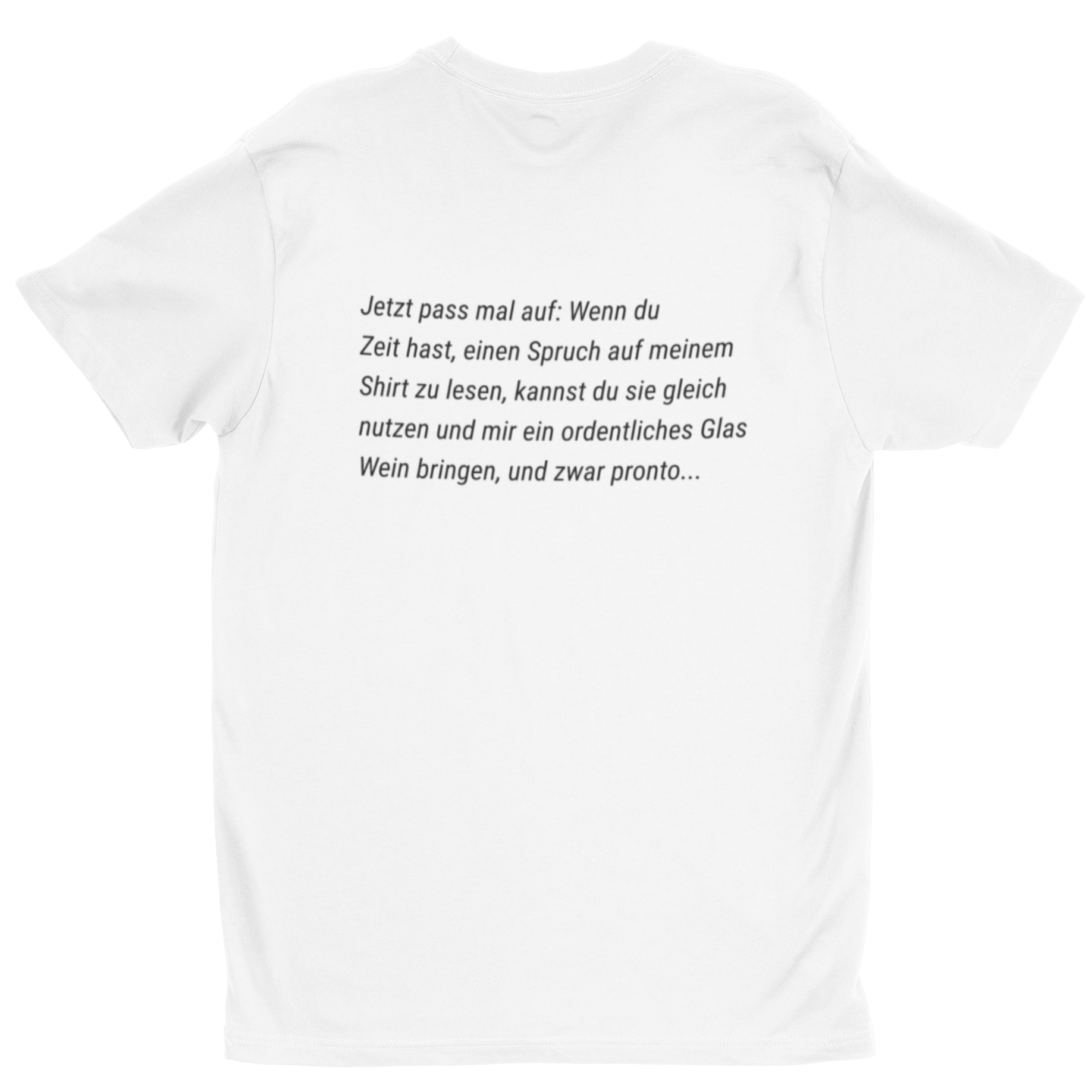 PRONTO - Bio Shirt Herren - Weinspirits