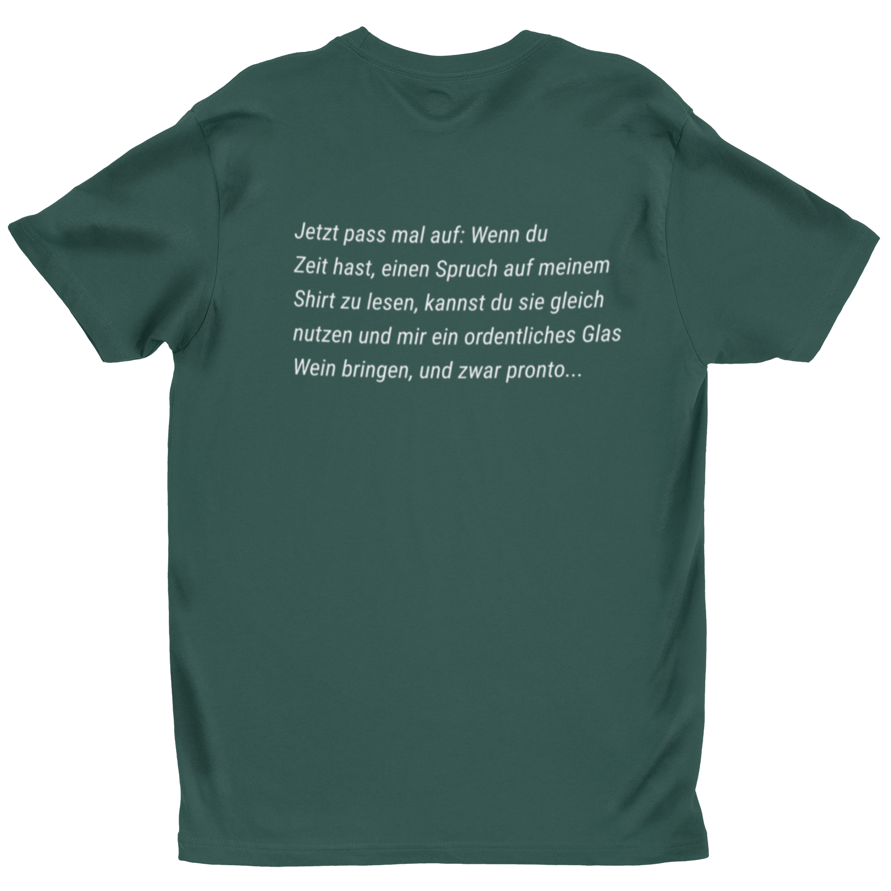 PRONTO - Bio Shirt Herren - Weinspirits