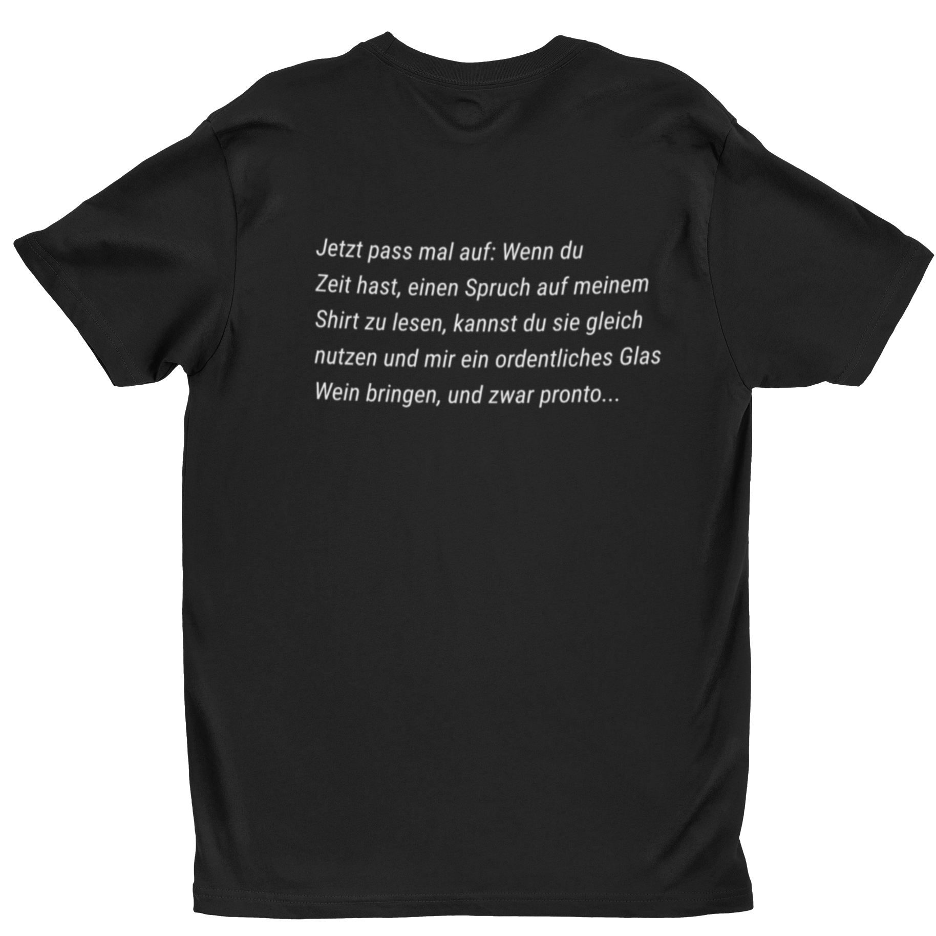 PRONTO - Bio Shirt Herren - Weinspirits