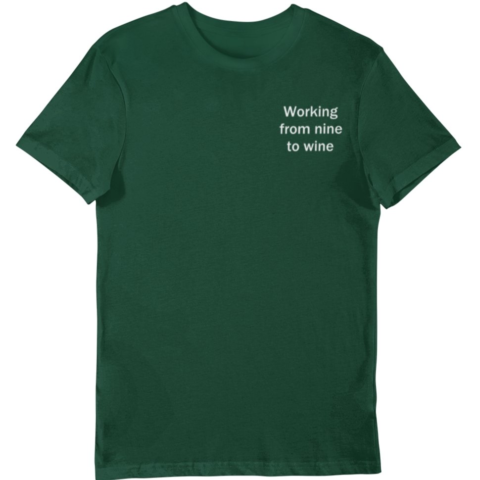 Nine to wine - Bio Shirt Herren - Weinspirits