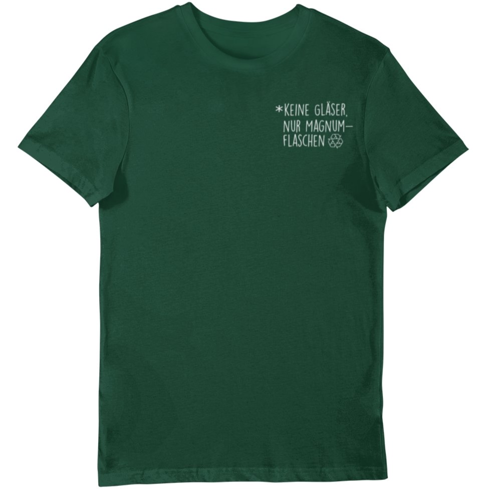 Nur Magnumflaschen - Bio Shirt Herren - Weinspirits