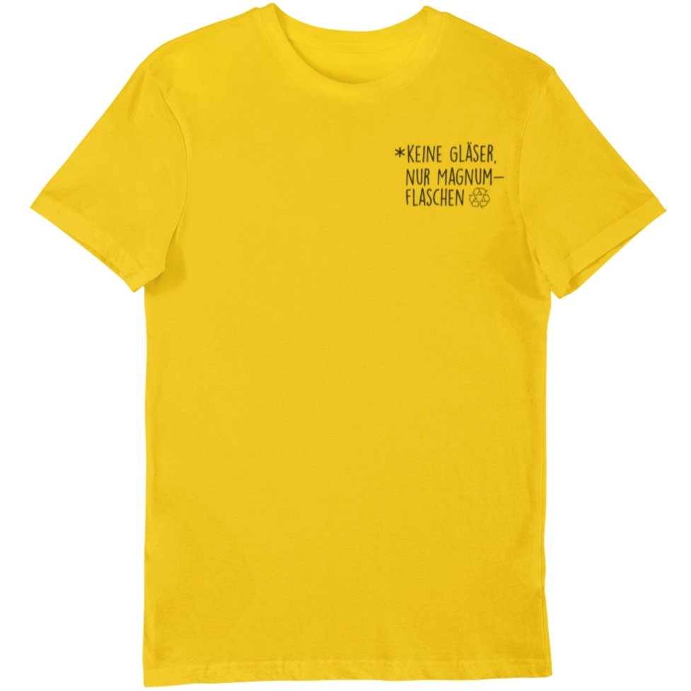 Nur Magnumflaschen - Bio Shirt Herren - Weinspirits
