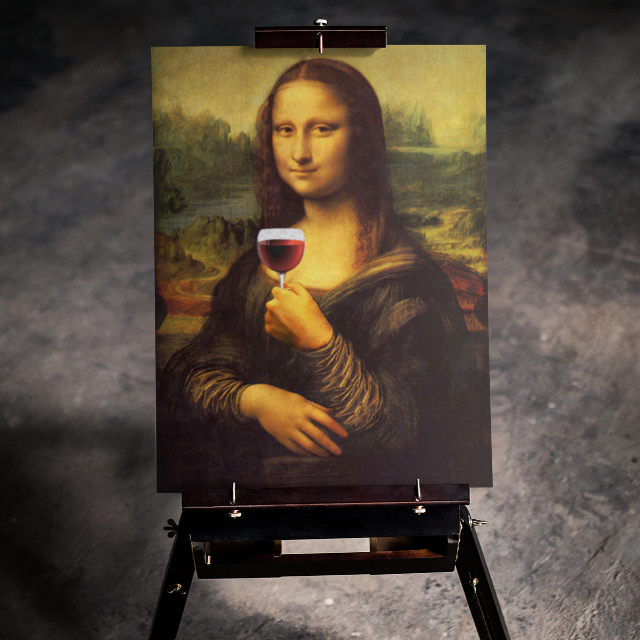 Vino Lisa - Poster 3:4 - Weinspirits