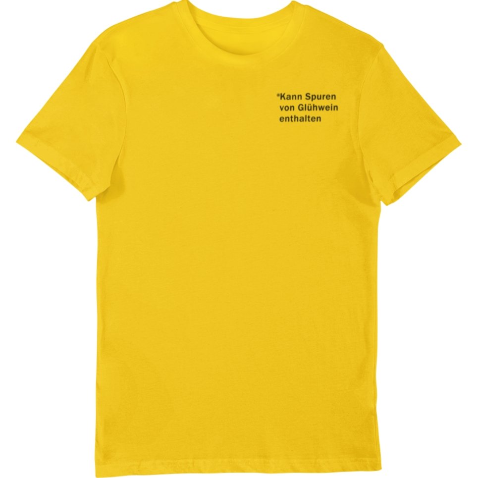 Spuren von Glühwein - Bio Shirt Herren - Weinspirits