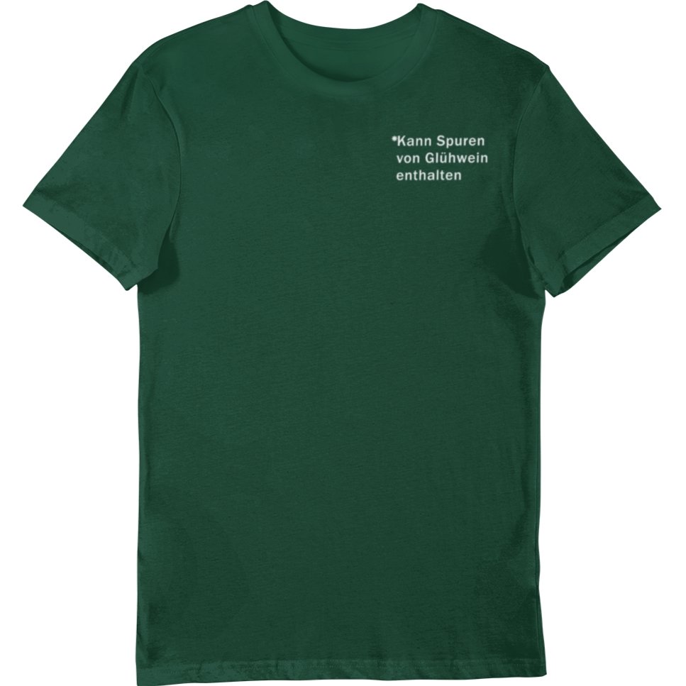 Spuren von Glühwein - Bio Shirt Herren - Weinspirits
