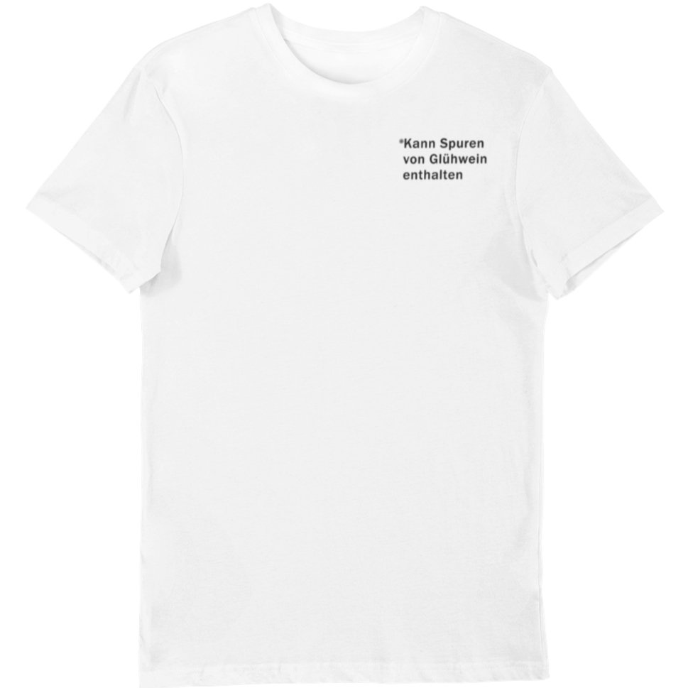 Spuren von Glühwein - Bio Shirt Herren - Weinspirits