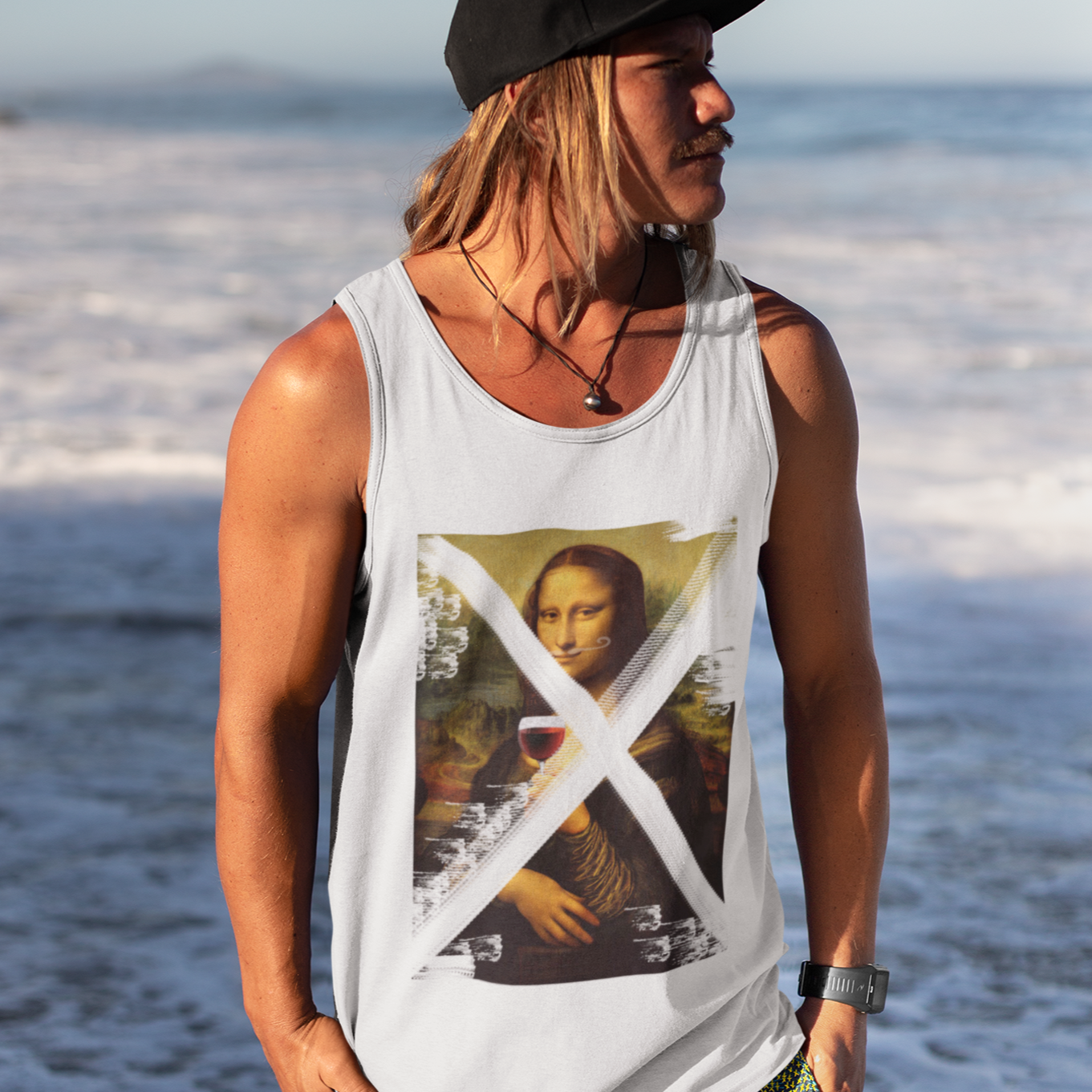 Vino Lisa - Premium Tanktop Herren - Weinspirits
