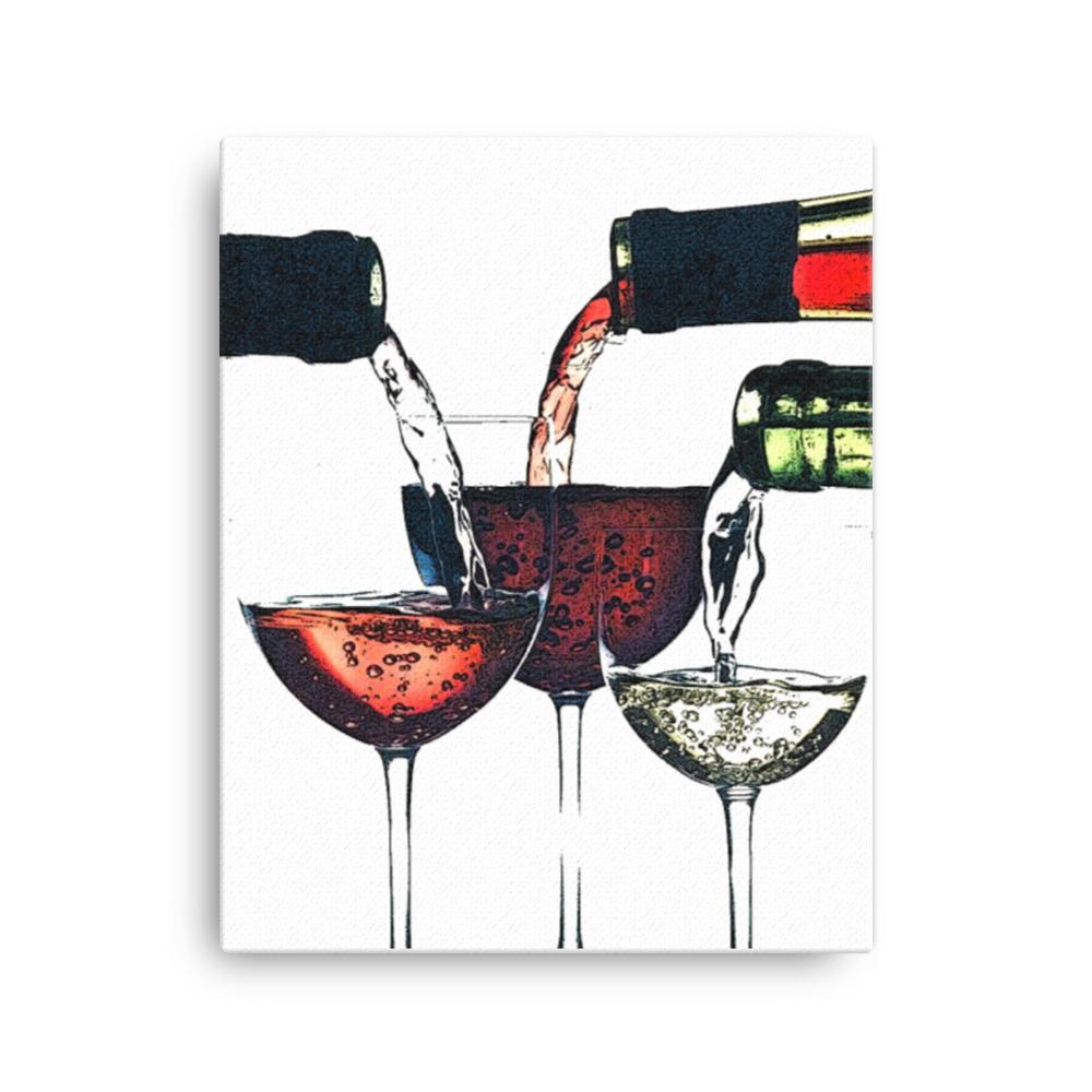 Vintage - Leinwand - Weinspirits