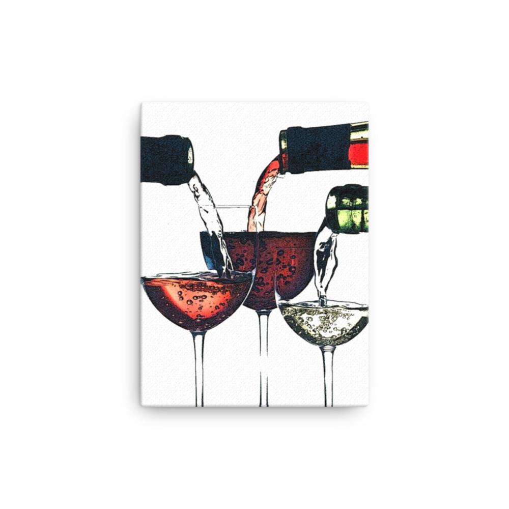 Vintage - Leinwand - Weinspirits