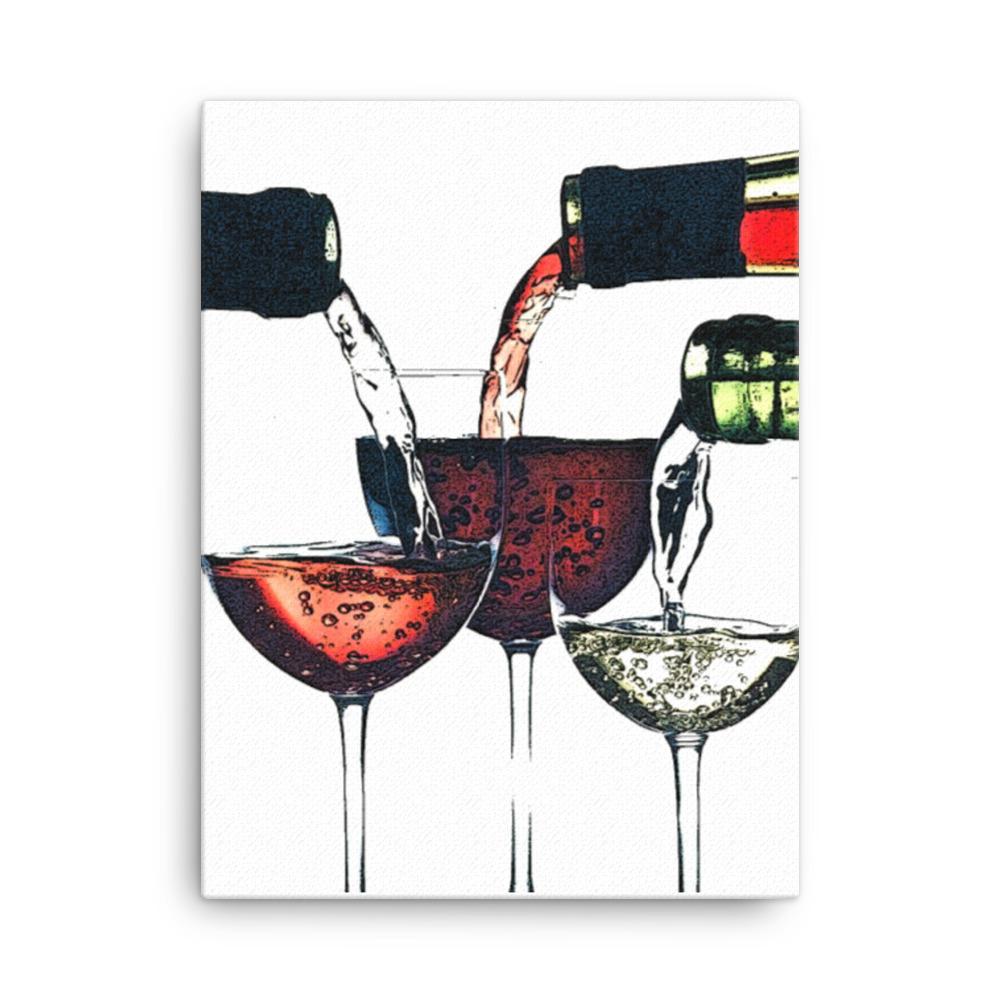 Vintage - Leinwand - Weinspirits