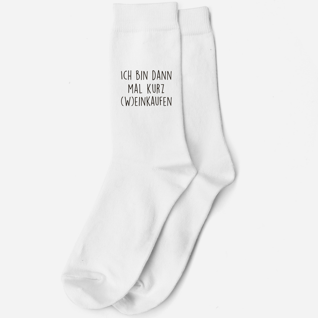 (W)einkaufen - Premium Socken - Weinspirits