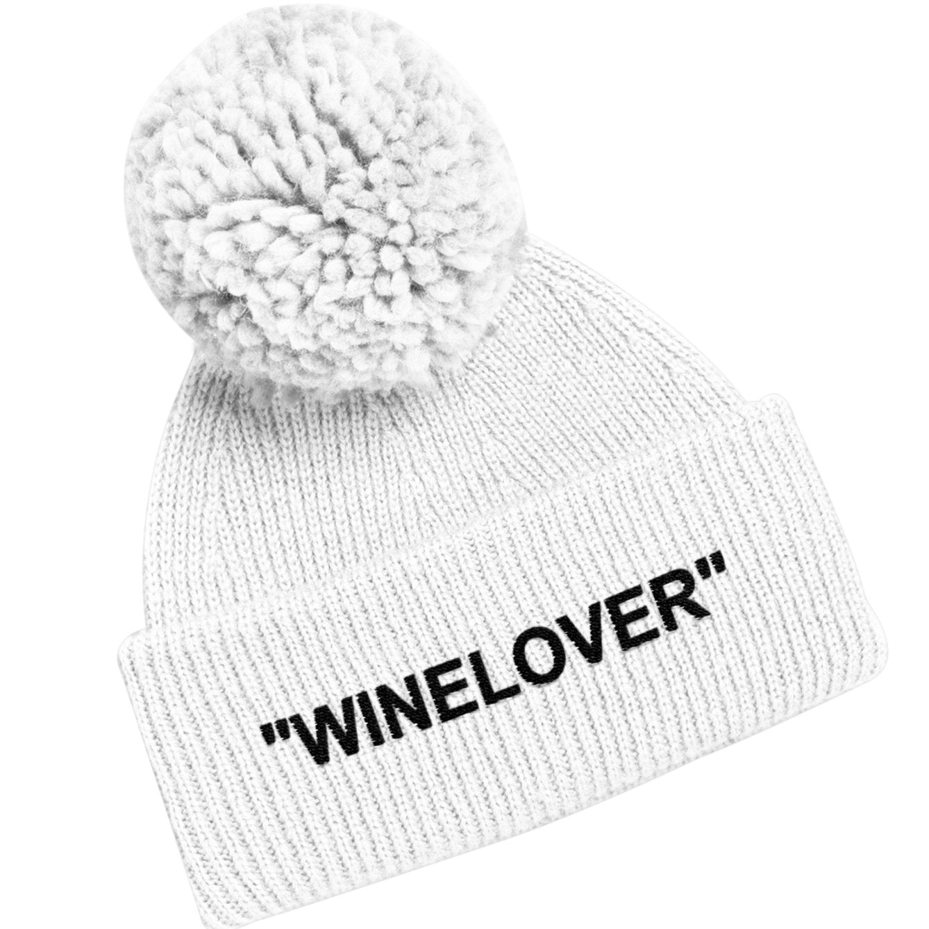 "WINELOVER"  - Bommelmütze mit Stick - Weinspirits
