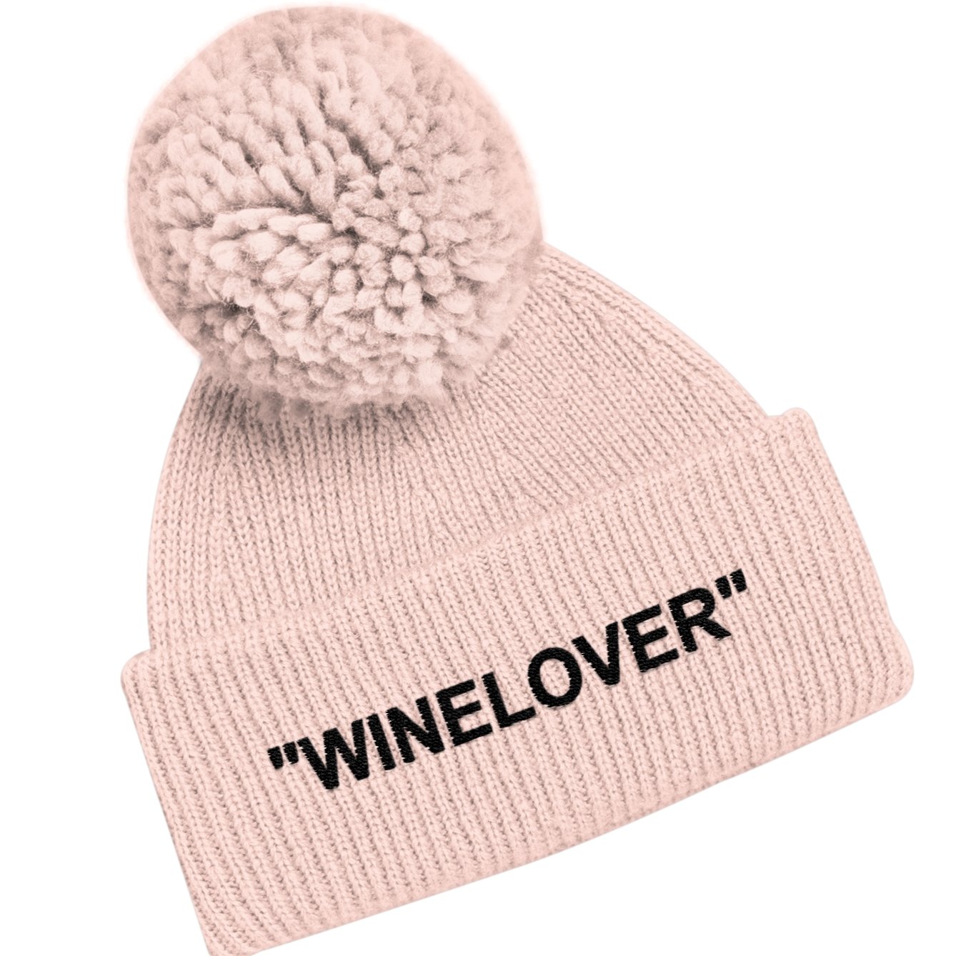 "WINELOVER"  - Bommelmütze mit Stick - Weinspirits