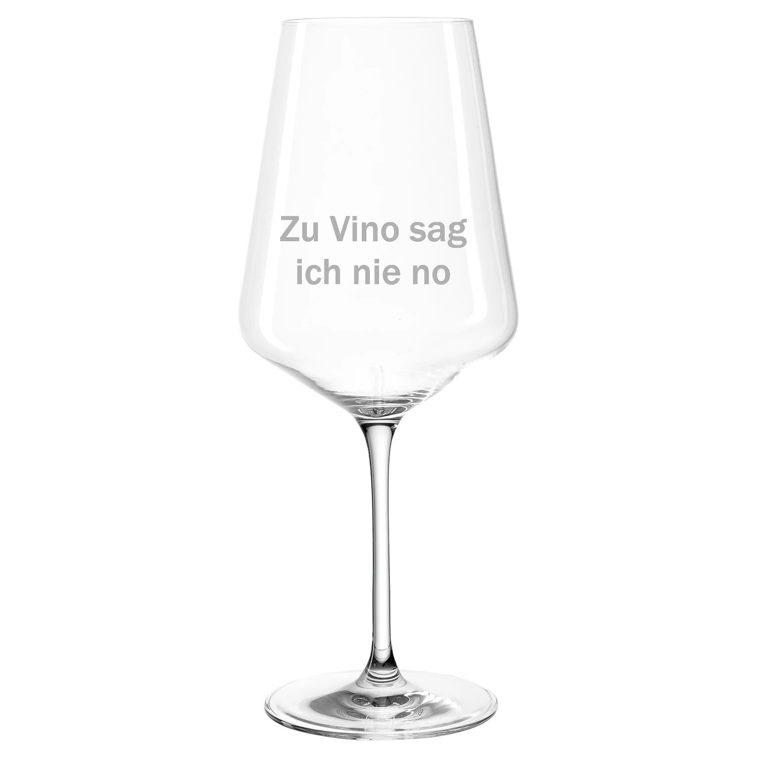 Zu Vino sag ich nie no - Premium Weinglas - Weinspirits