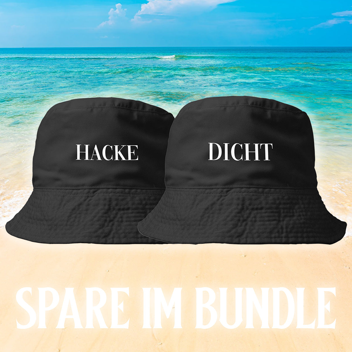 HACKE DICHT Bucket Hat - Bundle