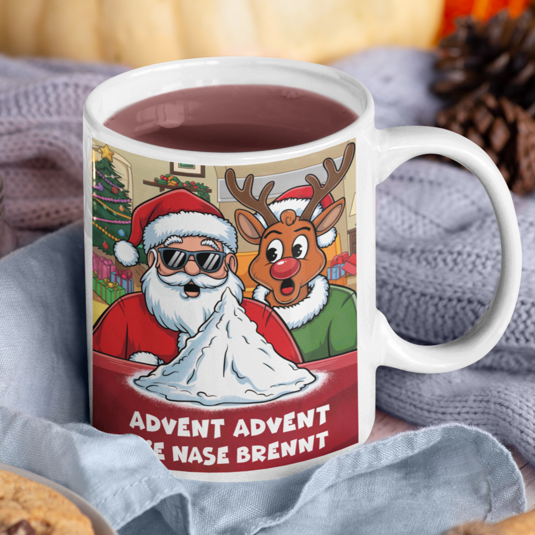 ADVENT DIE NASE BRENNT - Tasse