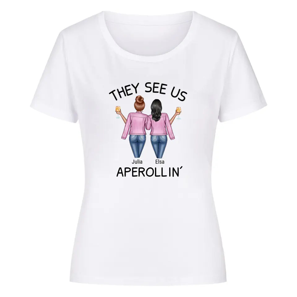 APEROLLIN' - Personalisierbares Shirt Damen