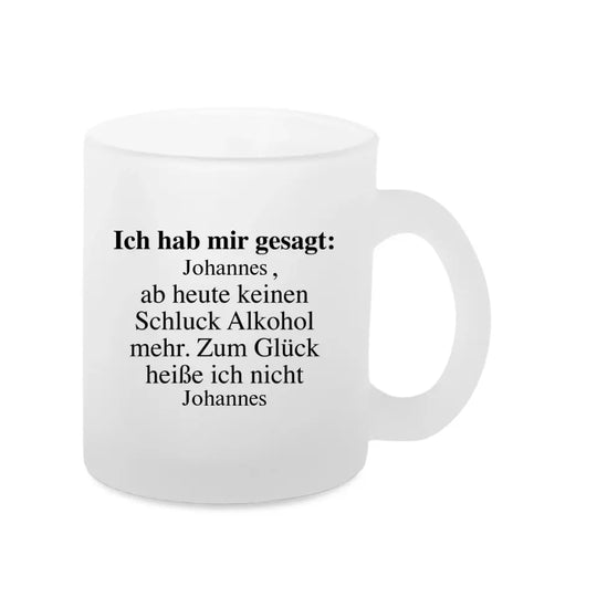 ZUM GLÜCK - Personalisierbare Tasse