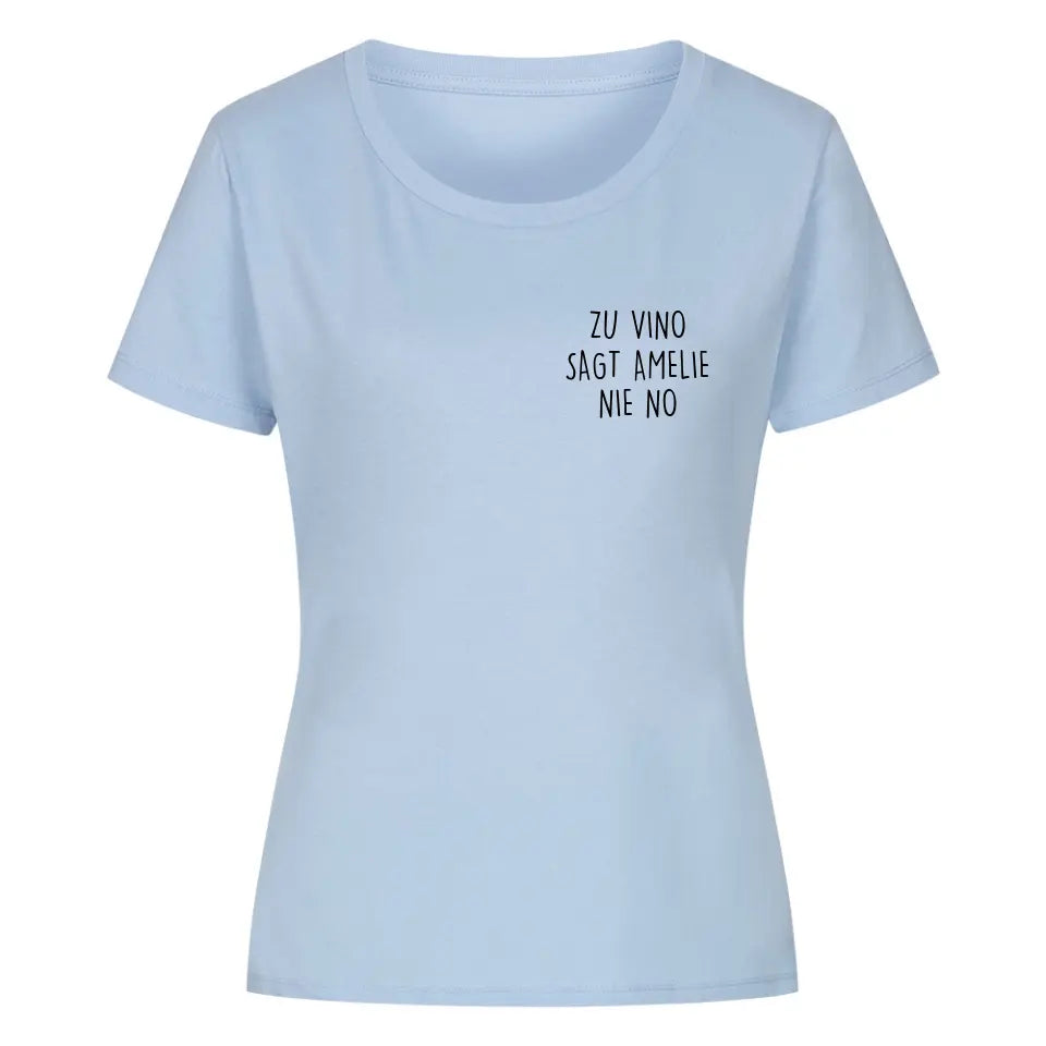 ZU VINO - Personalisierbares Shirt Damen