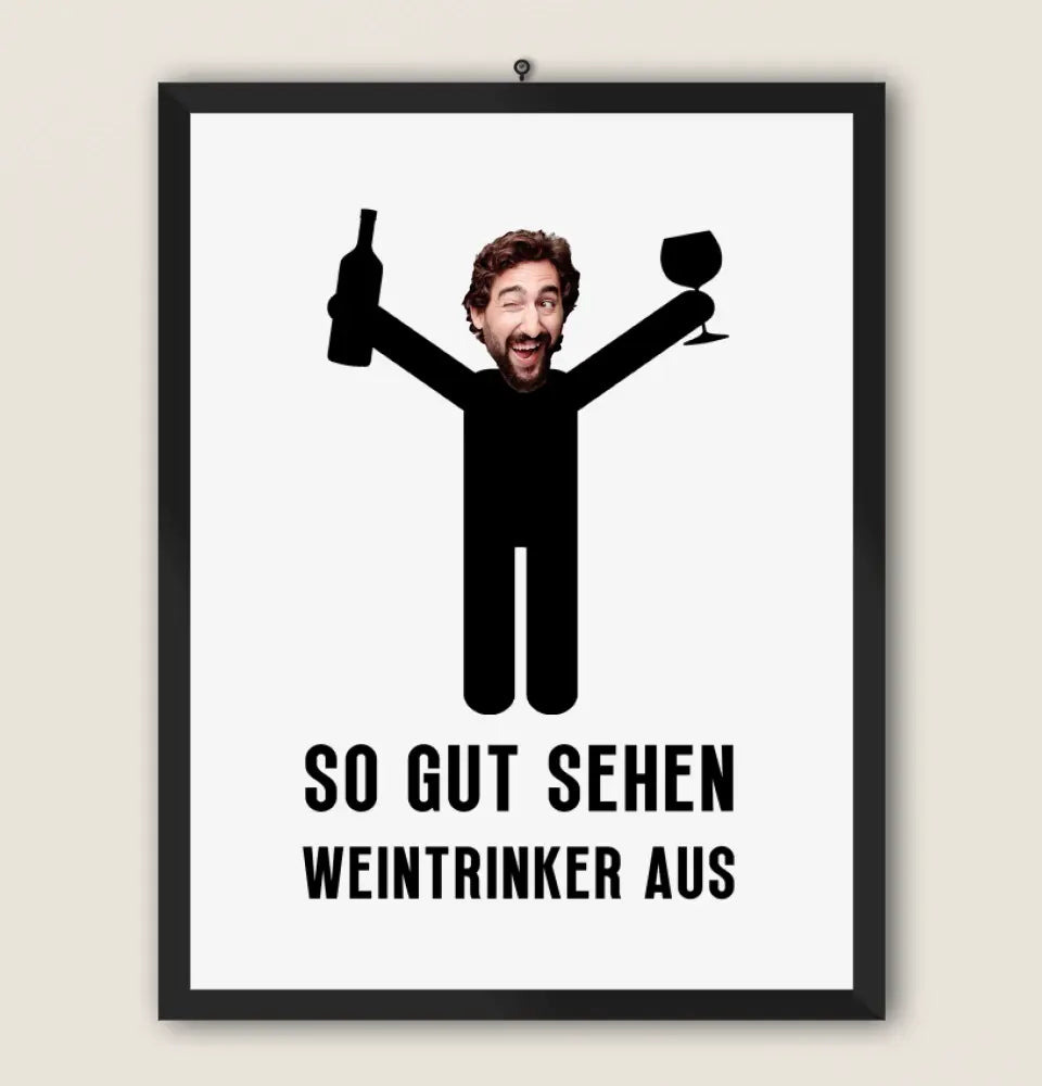 WEINTRINKER - Personalisierbares Poster
