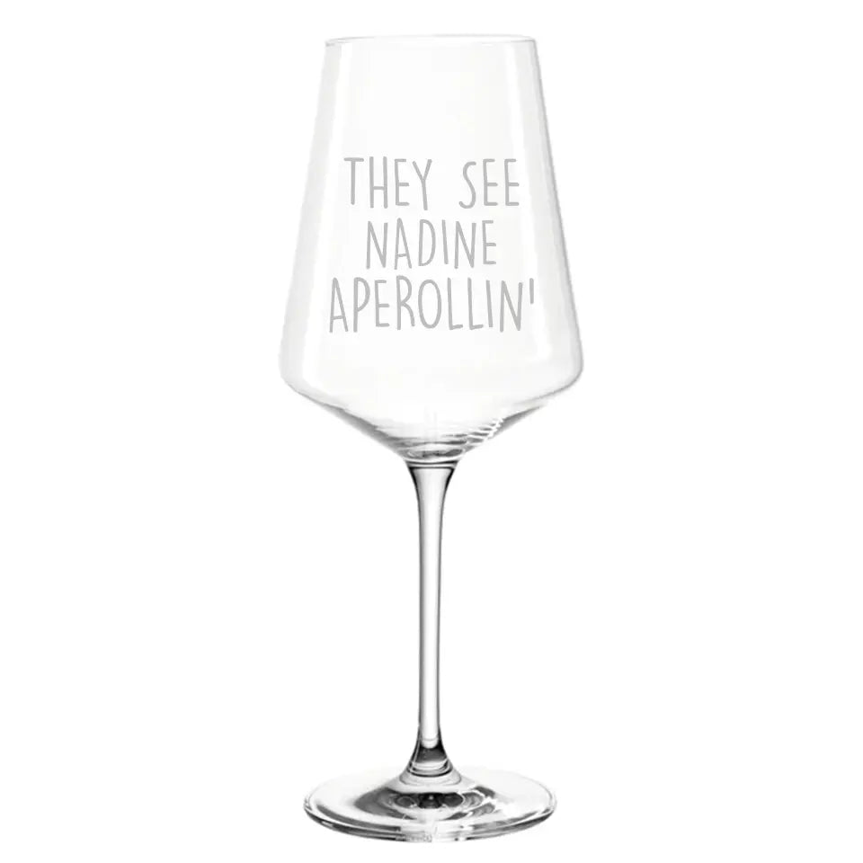 APEROLLIN - Personalisierbares Weinglas