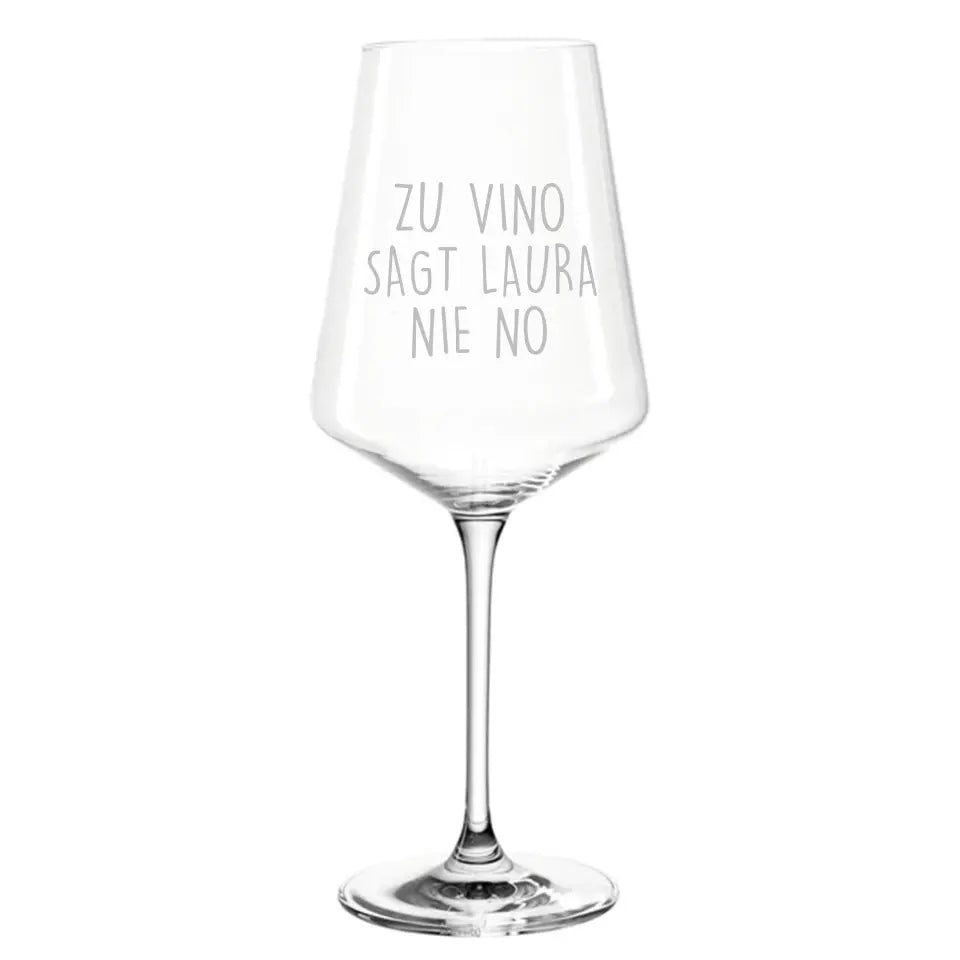 ZU VINO - Personalisierbares Weinglas