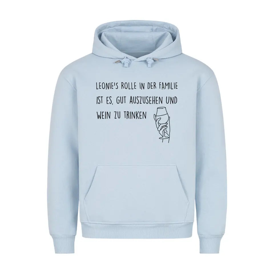 MEINE ROLLE - Personalisierbarer Hoodie