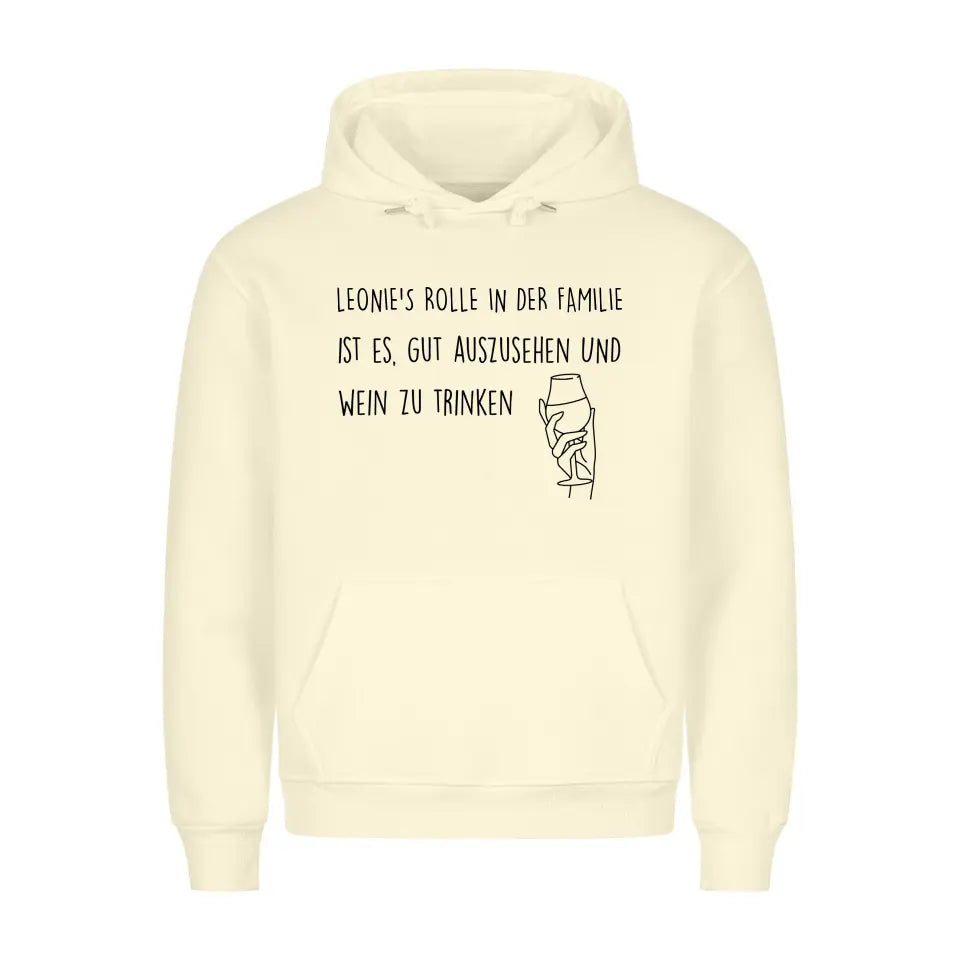 MEINE ROLLE - Personalisierbarer Hoodie