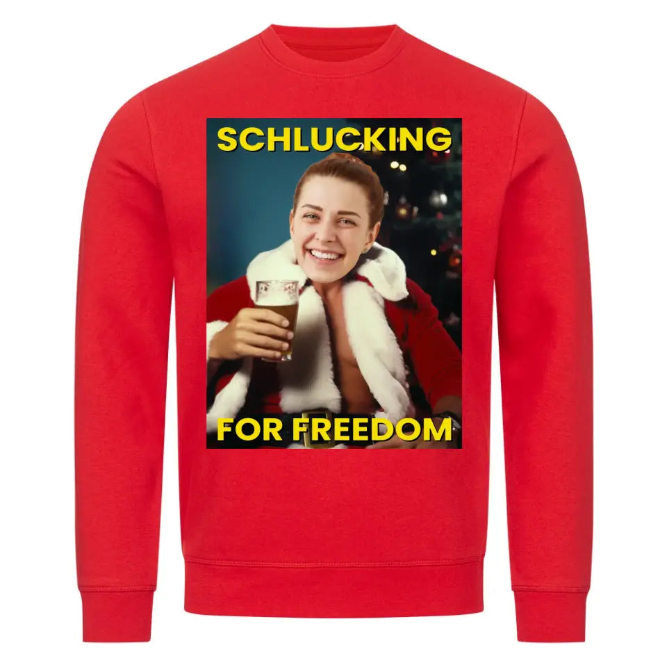 SCHLUCKING FOR FREEDOM - Personalisierbarer Sweater