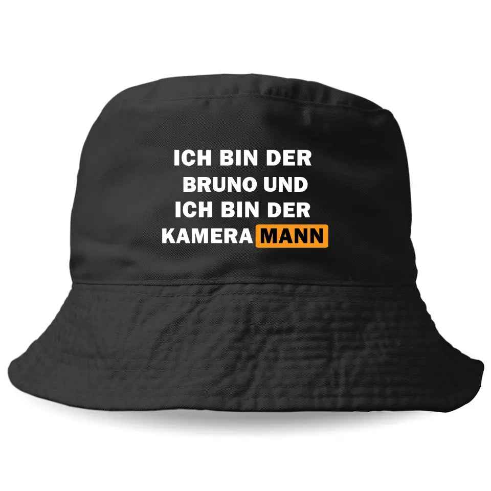 KAMERAMANN - Personalisierbarer Bucket Hat