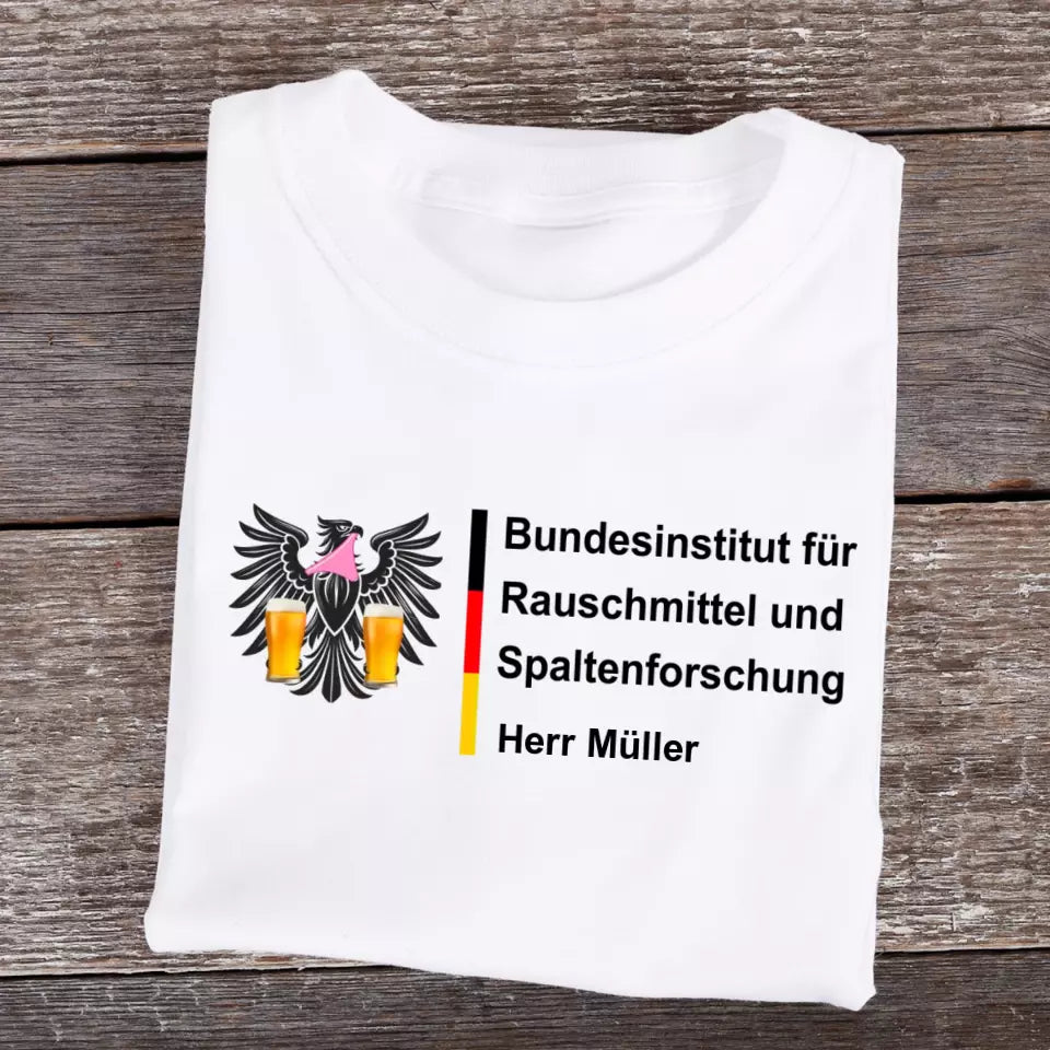 SPALTENFORSCHUNG - Personalisierbares Shirt