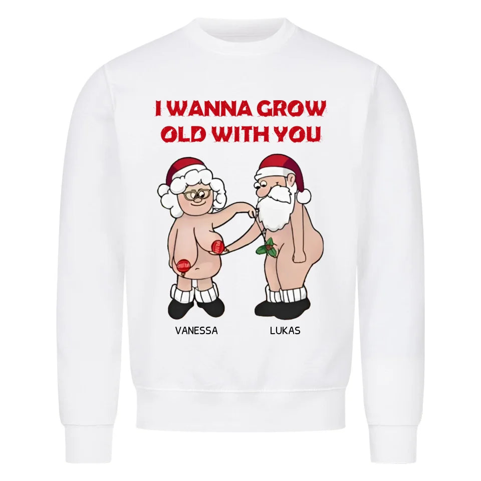 GROW OLD - Personalisierbarer Sweater