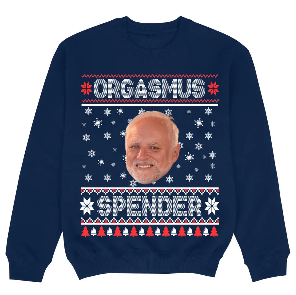 mockup sweater navy