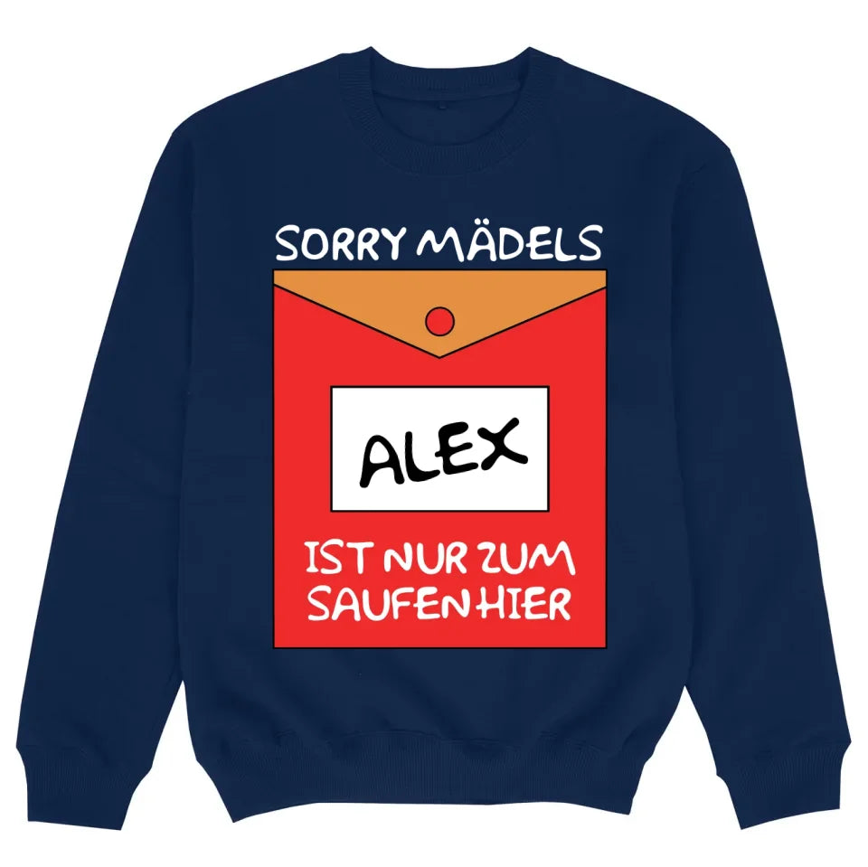 mockup sweater navy