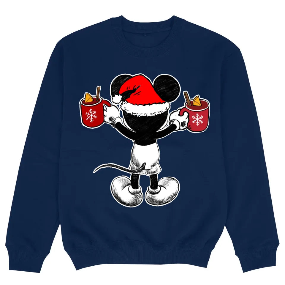 mockup sweater navy