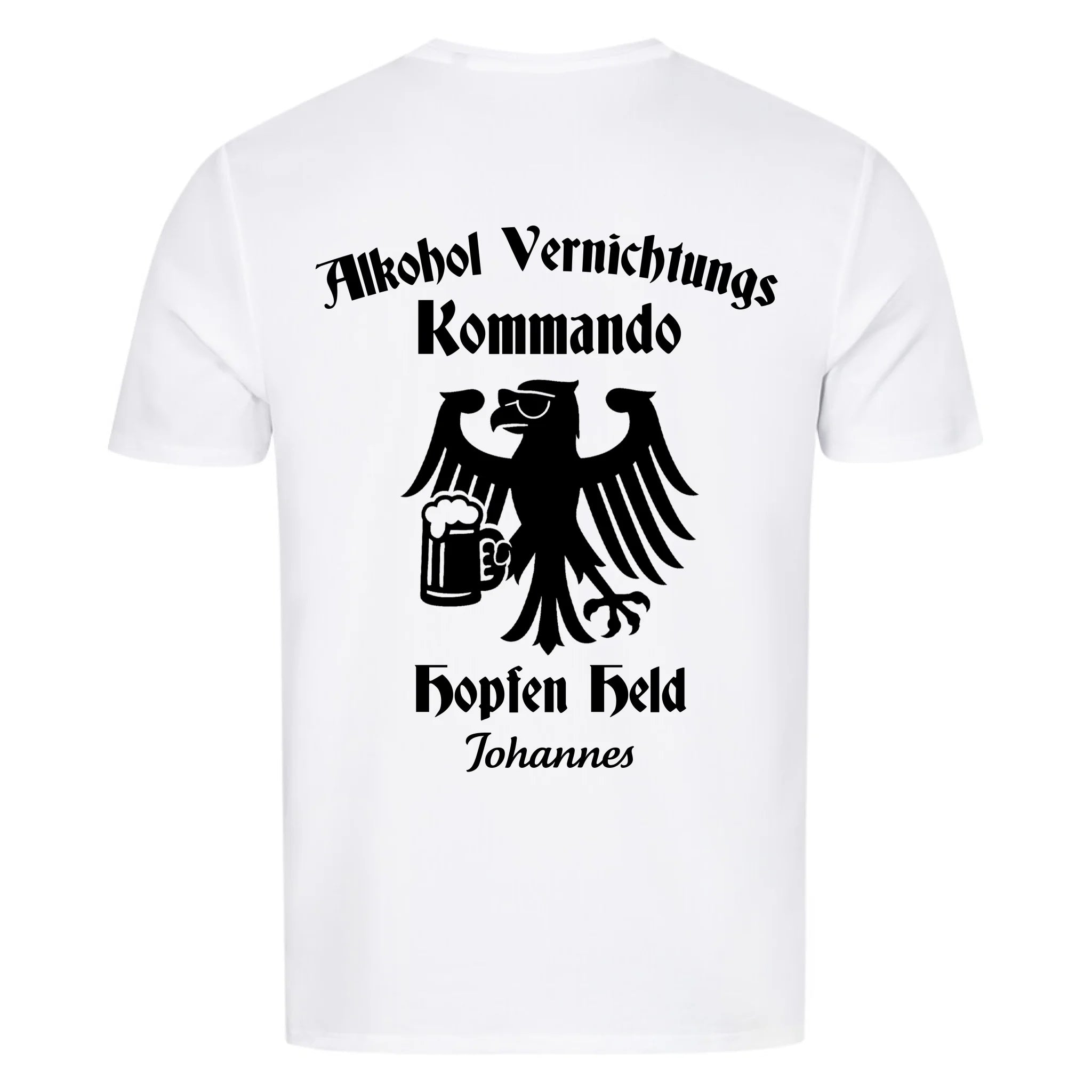ALKOHOL VERNICHTUNGSKOMMANDO - Personalisierbares Sport Trikot